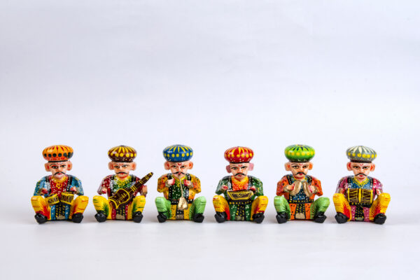 wooden painted Bawala set